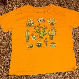 Succulent yellow tshirt
